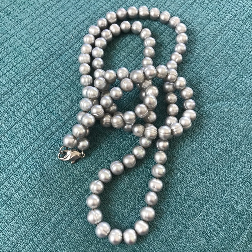 Honora Grey Pearl 36” Necklace from QVC